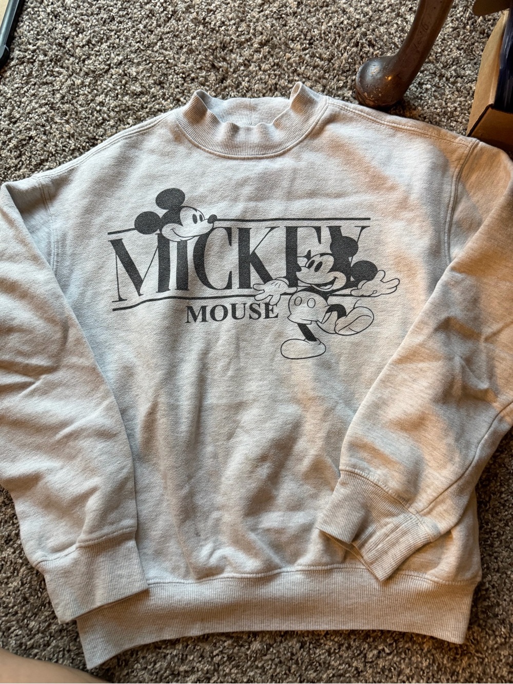 Women's Disney Light Grey Pullover Size X-Small